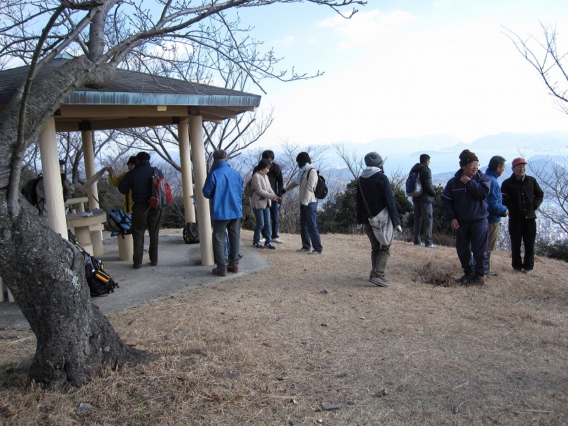 The top of Mt. Asahi